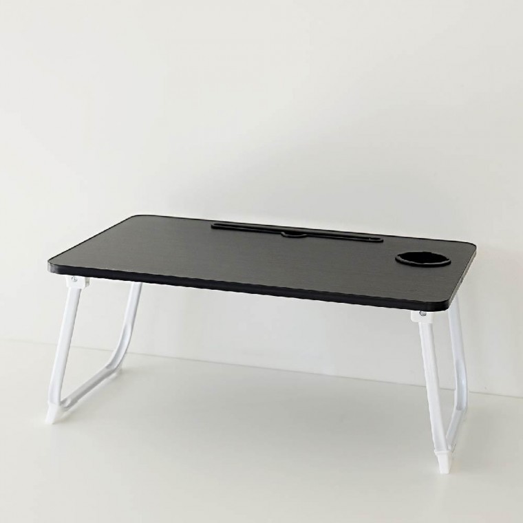 컴퓨터책상 원룸테이블 블랙 1인용 접이식좌식책상