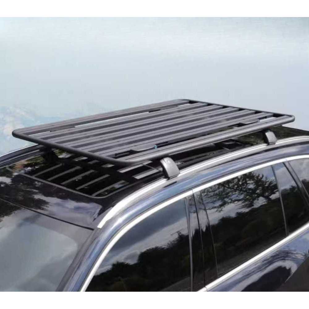 SUV 차량용 루프 바스켓 가로바 장착 캠핑 여행 수납 1.3m+크로스바+프리링 - 상세 이미지 3