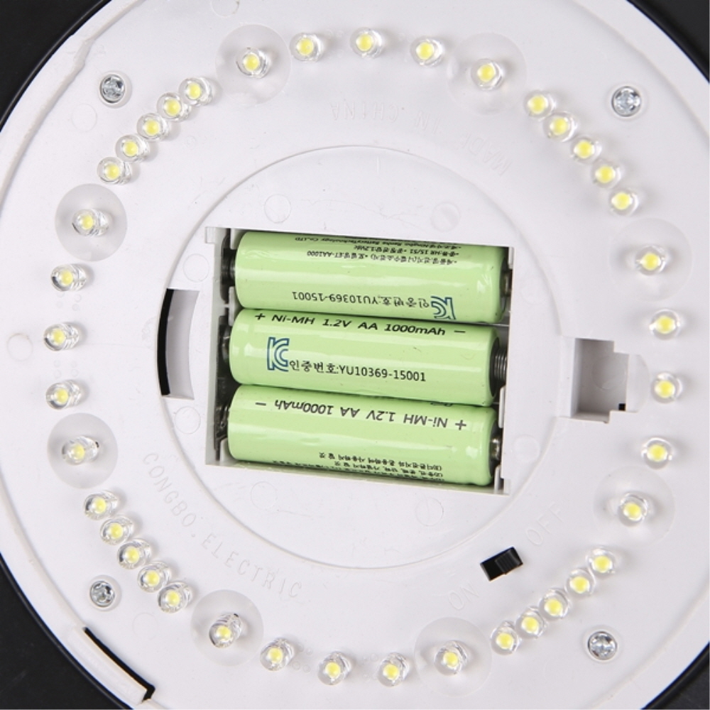 LED 태양광 벽등 정원등 40LED 20W 블랙 주광색 계단 테라스 팩형 잔디등 겸용 이미지 6