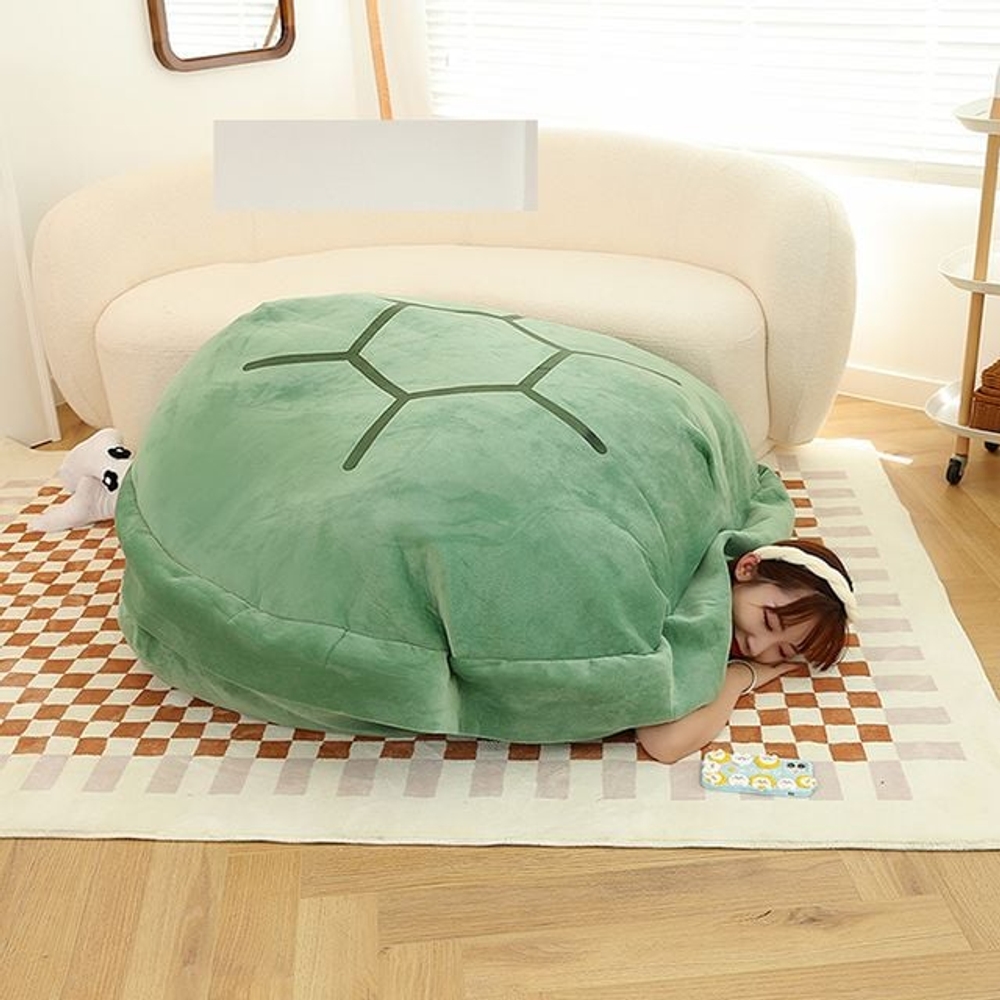 거북이 등딱지 60cm 입는 낮잠 쿠션 등껍질 등쿠션 - 상세 이미지 2
