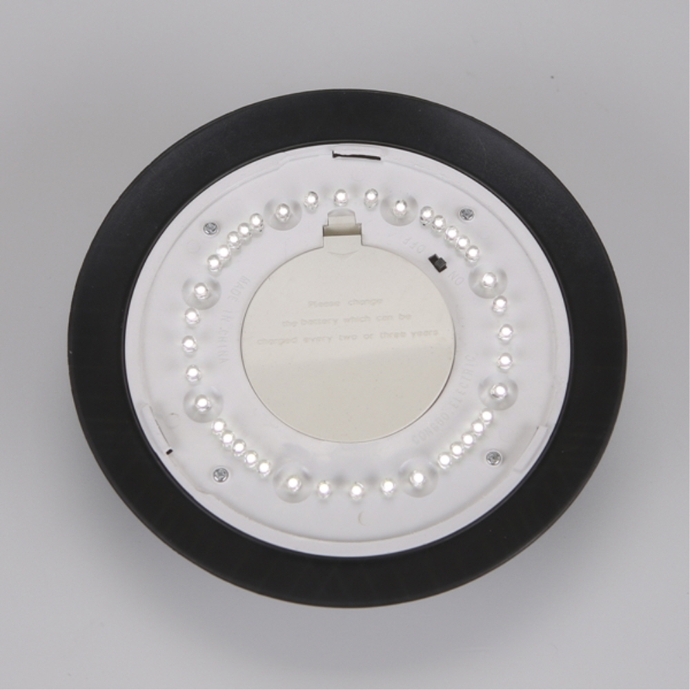 LED 태양광 벽등 정원등 40LED 20W 블랙 주광색 계단 테라스 팩형 잔디등 겸용 - 상세 이미지 3
