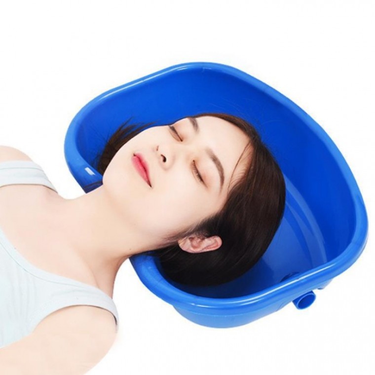 환자 노인 임산부 누워서 침상 머리감기 세발기 - 상품 이미지