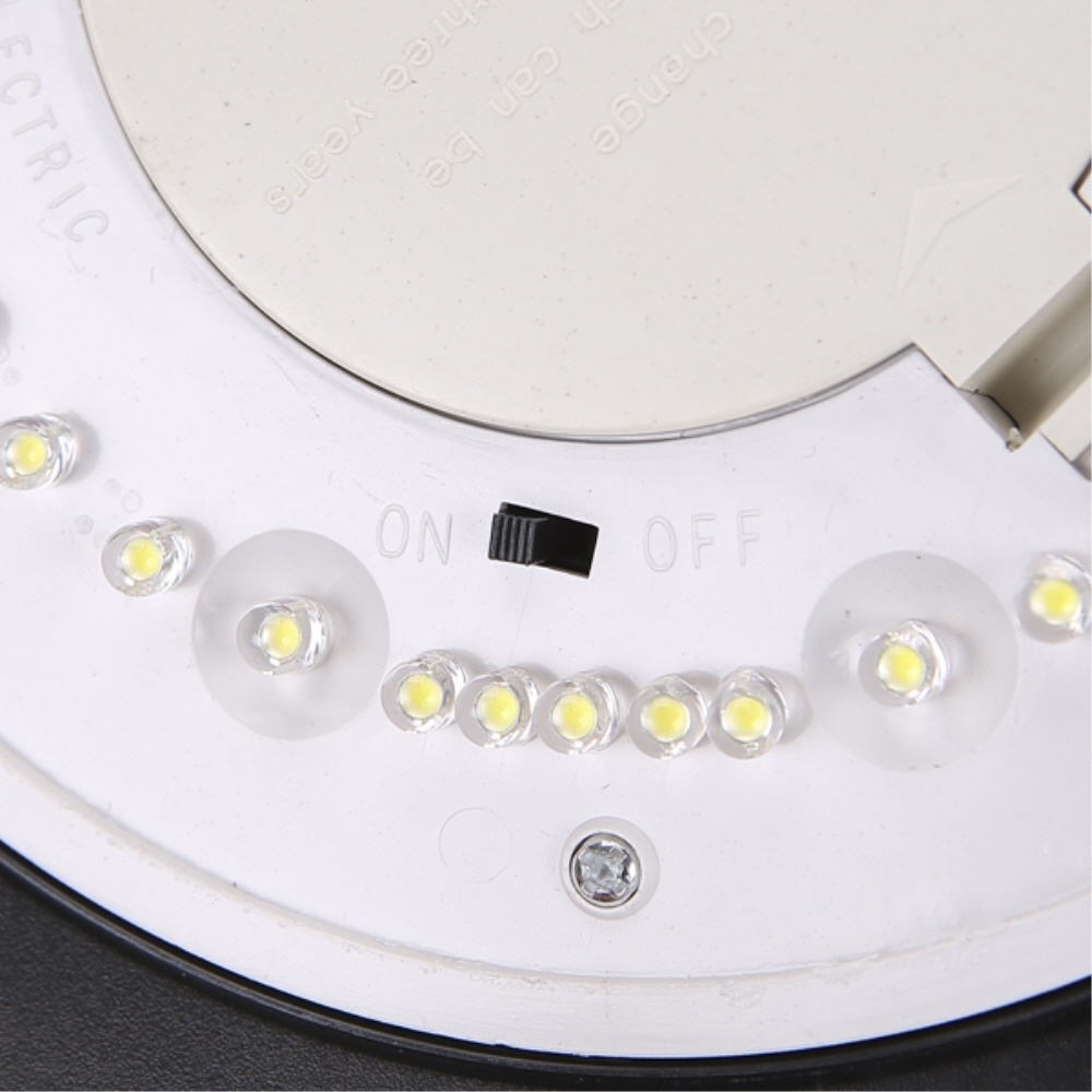 LED 태양광 벽등 정원등 40LED 20W 블랙 주광색 계단 테라스 팩형 잔디등 겸용 - 상세 이미지 5