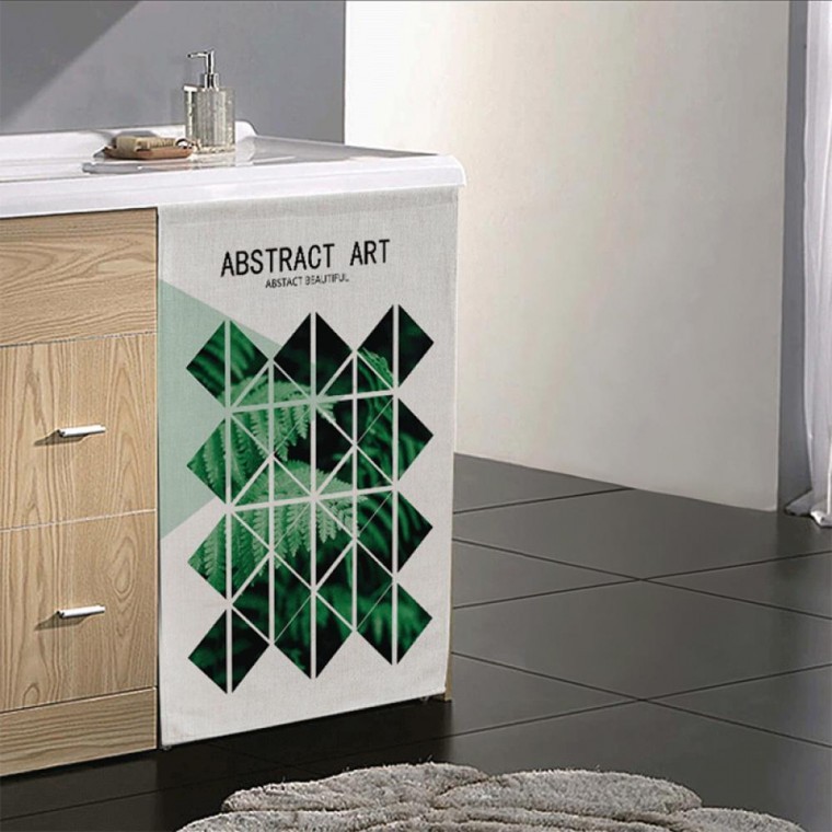 가림막 현관 방문 책장가리개 선반 마름모