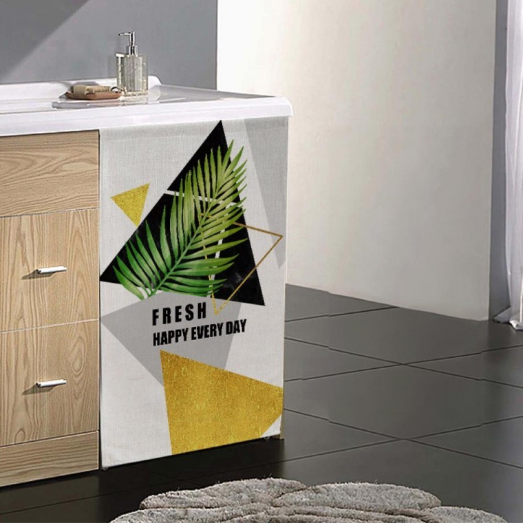 책장가리개 현관 선반 가림막 삼각이파리 방문