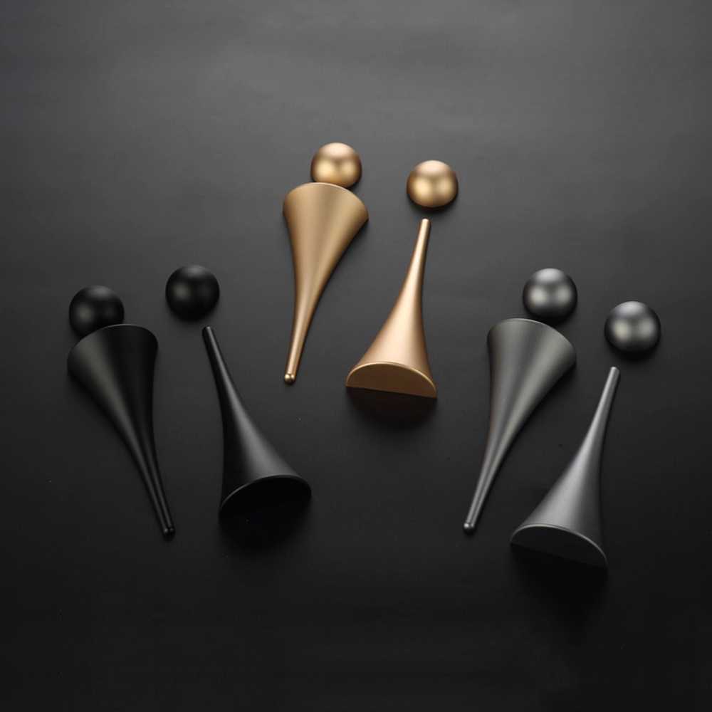 화장실 표시 문패 로즈골드 표지판 인테리어 부착형 골드 18x5.7cm - 상세 이미지 2
