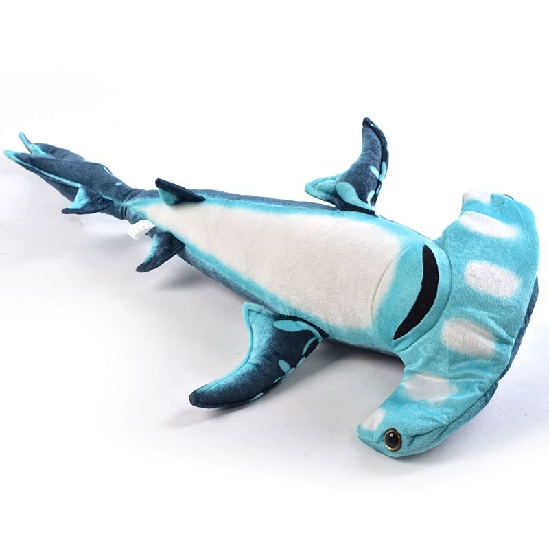 귀상어 인형 동물 인테리어 장식 고래 쿠션 아쿠아리움 라이트그레이 레오파드 샤크 70cm-79cm - 상세 이미지 4