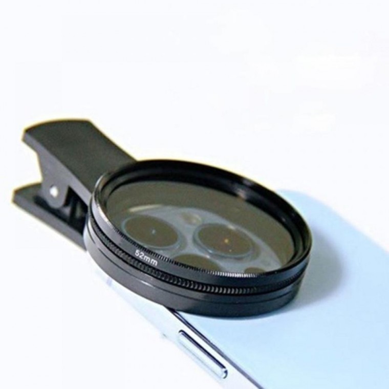 휴대폰 편광판렌즈세트 52mm 반사필터 - 메인 이미지