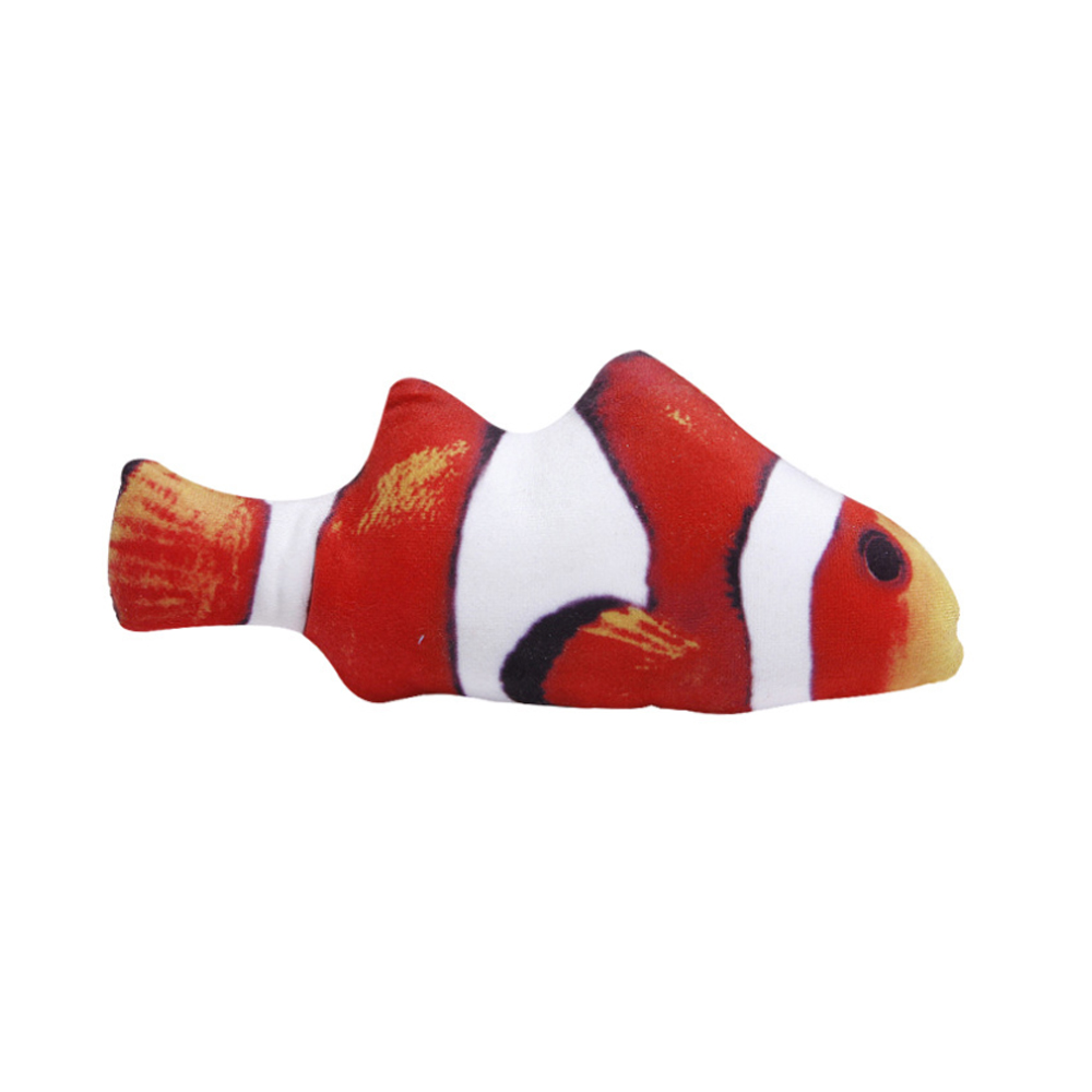 고양이 캣닢 인형 스트레스해소 알로러빙 실버피쉬 30cm 생선 봉제장난감 - 상세 이미지 5
