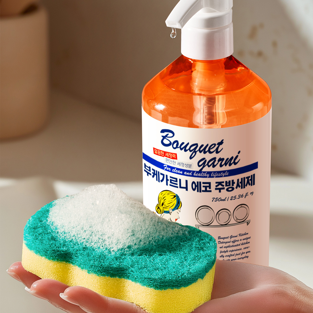 [3개입] 부케가르니 에코 주방세제 750ml 레몬향 - 상세 이미지 5