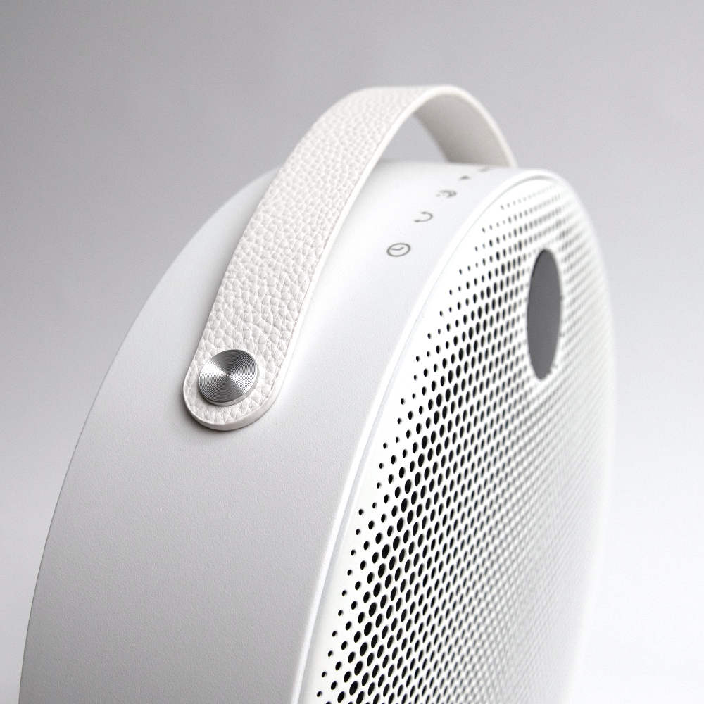 보아르 모노라운드 AI 자동온도조절 회전 미니 전기 온풍기 세라믹PTC 탁상용 소형 원룸