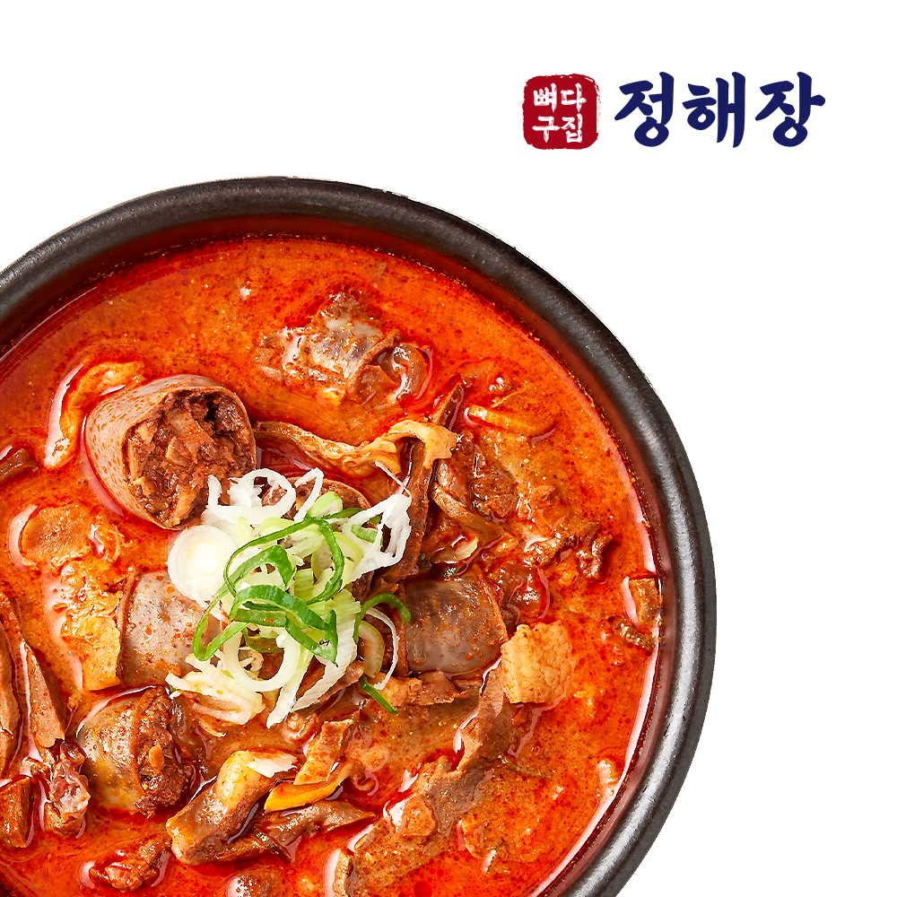 [뼈다구집 정해장] 얼큰 해장 순대국 460g - 상품 이미지