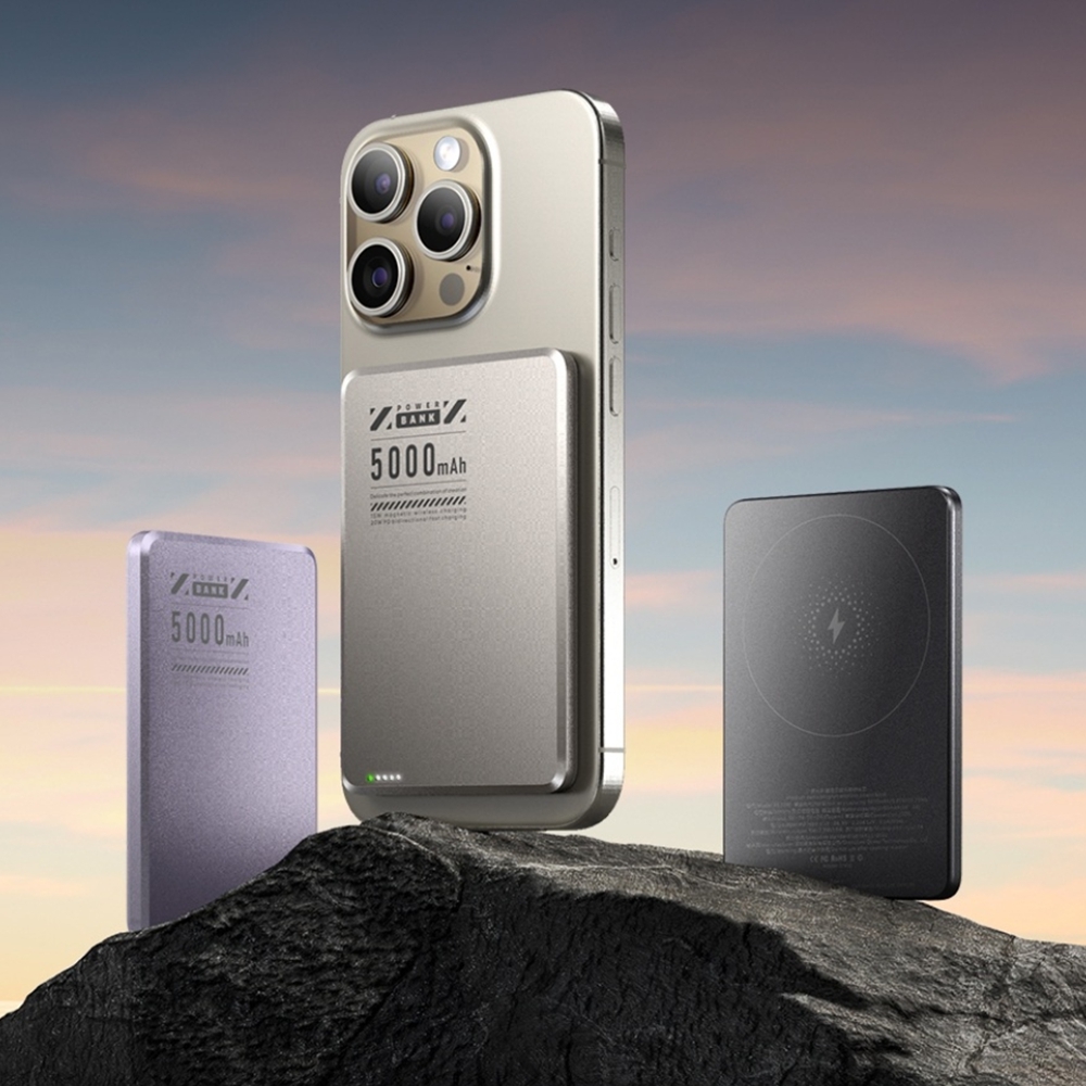 맥세이프 마그네틱 X6 MINI 보조배터리 5000mAh Type-C PD 20W - 상품 이미지