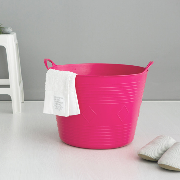 MARONO 수납바구니 40L 핑크 0126.0157