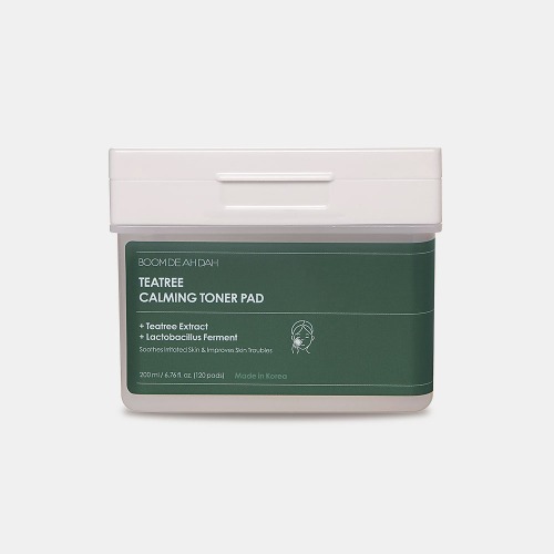 붐디아다 에센스 패드 티트리 카밍 토너 진정 약산성, 120매, 1개 - 상품 이미지