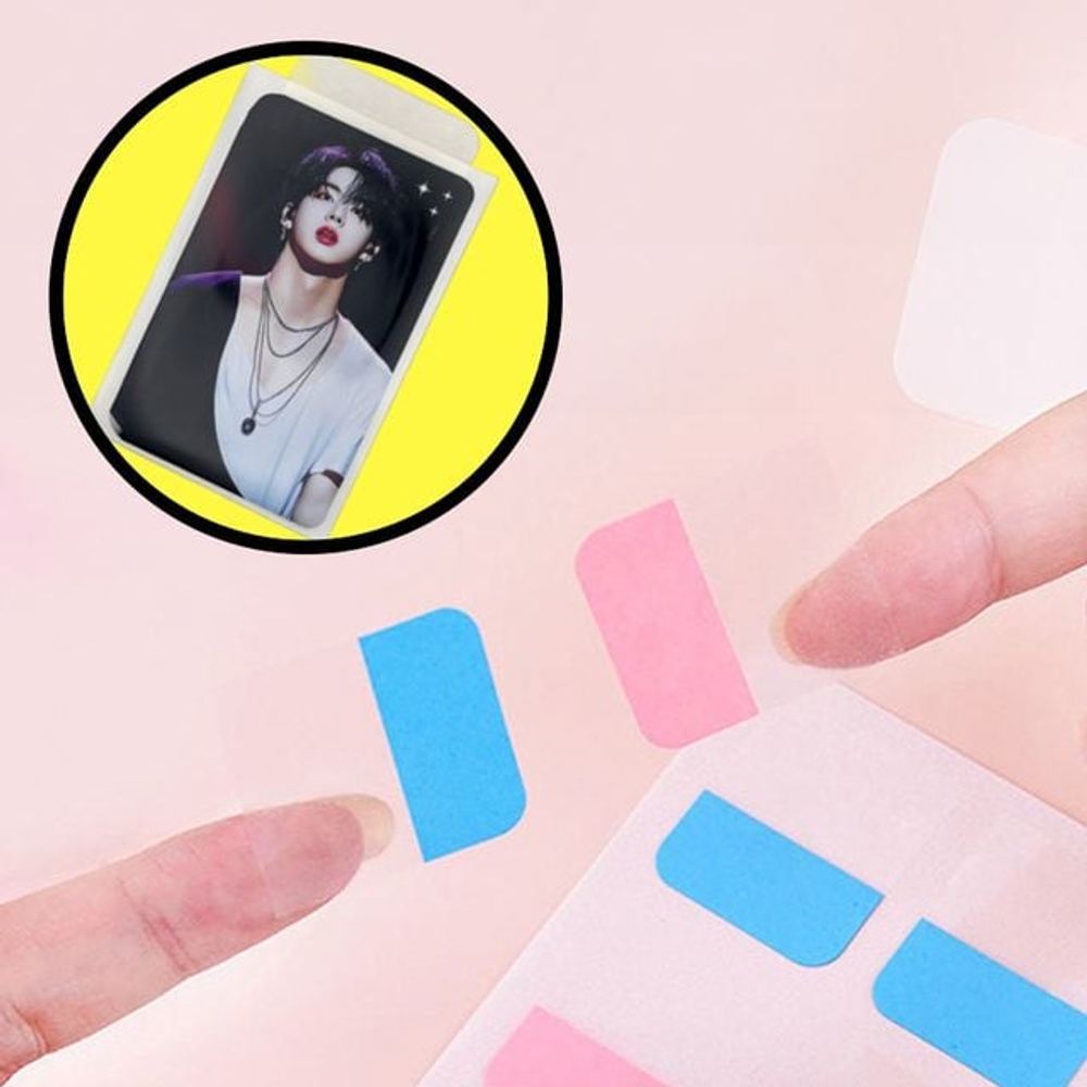 화이트 포카 인덱스 플래그 포장 홀더 카드 슬리브 - 메인 이미지