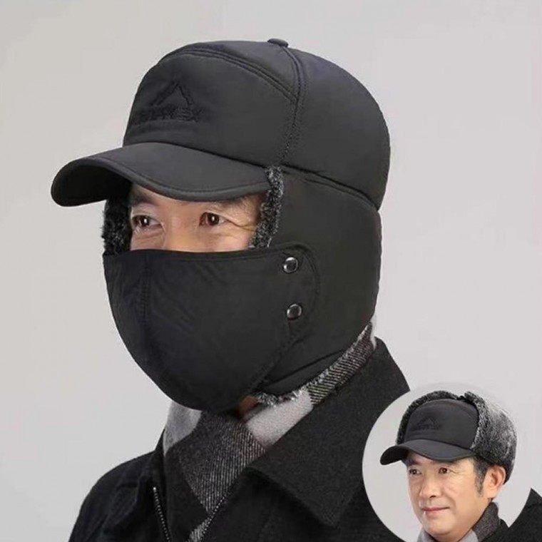 군밤 귀달이 방한 마스크 모자 겨울 등산 낚시 - 상품 이미지