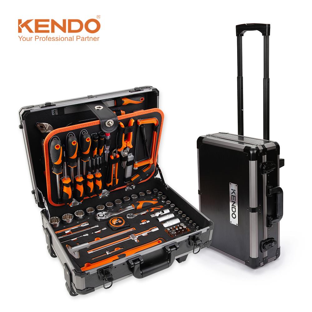 켄도 만능 캐리어 공구세트 161PC 출장용 공구가방 90703-TFO - 상품 이미지