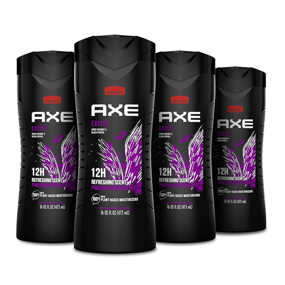 바디클렌저 AXE 엑스 남성 바디워시 4개 코코넛향 바디케어 바디용품 - 상품 이미지