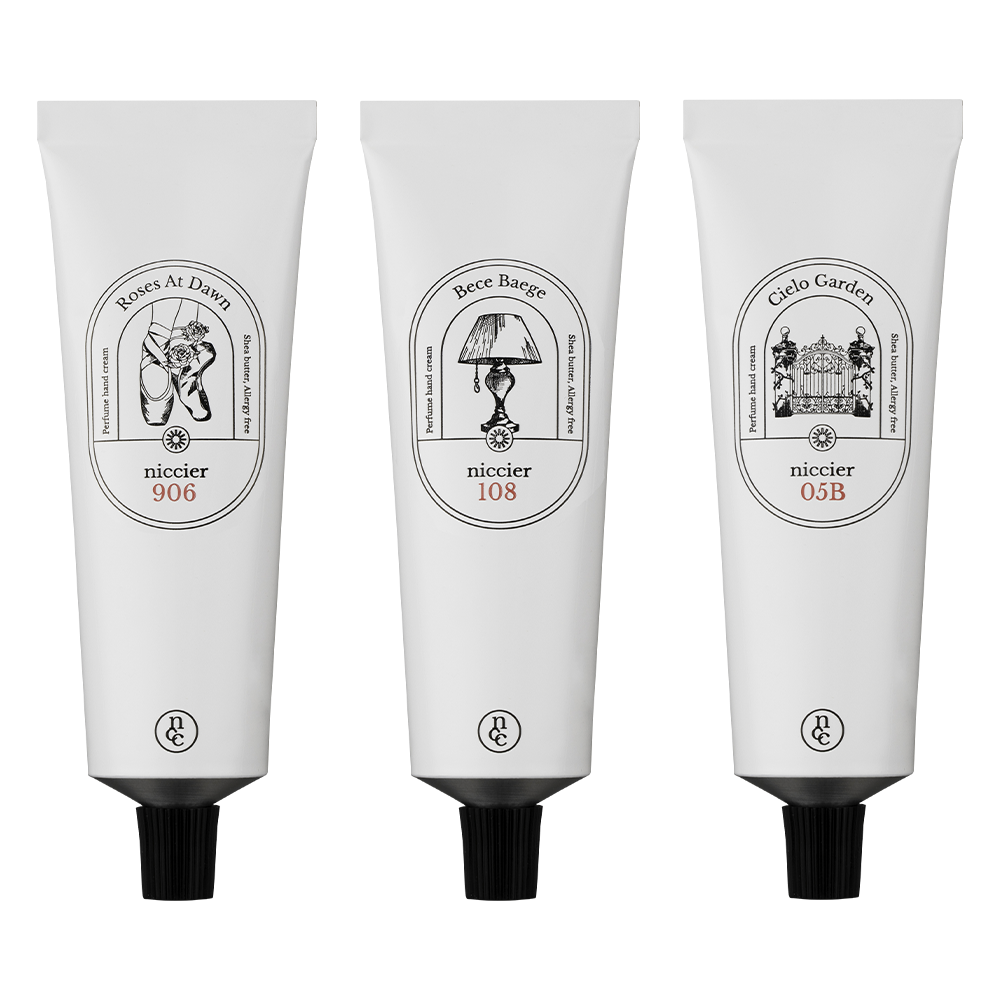 [니치어] 퍼퓸 밤 핸드크림 50mL 명품 선물세트 남녀공용 새해 설명절 한정판 108