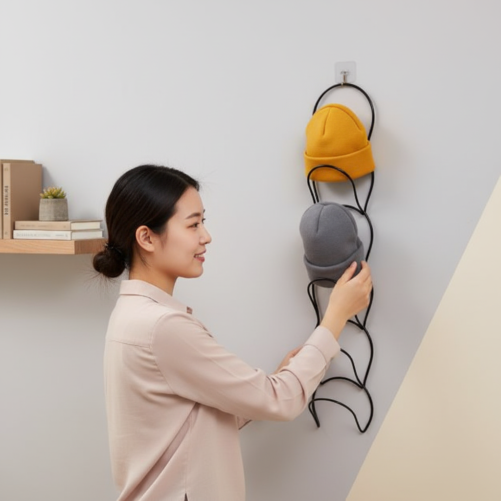 모자걸이 모자 거치대 문옷걸이 행거 후크 고리 걸이 상품 이미지