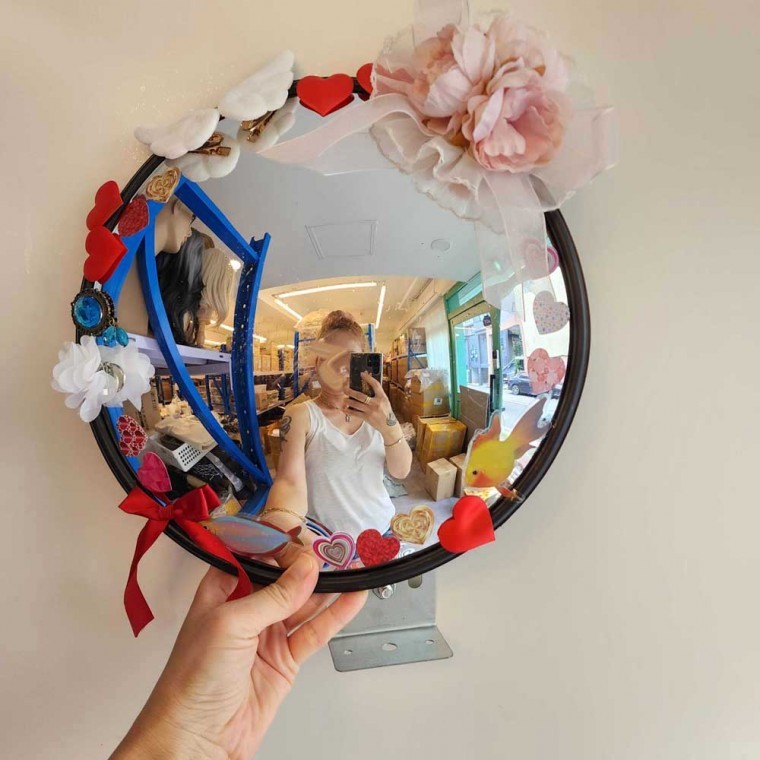 광각 30cm 볼록거울 DIY - 상품 이미지