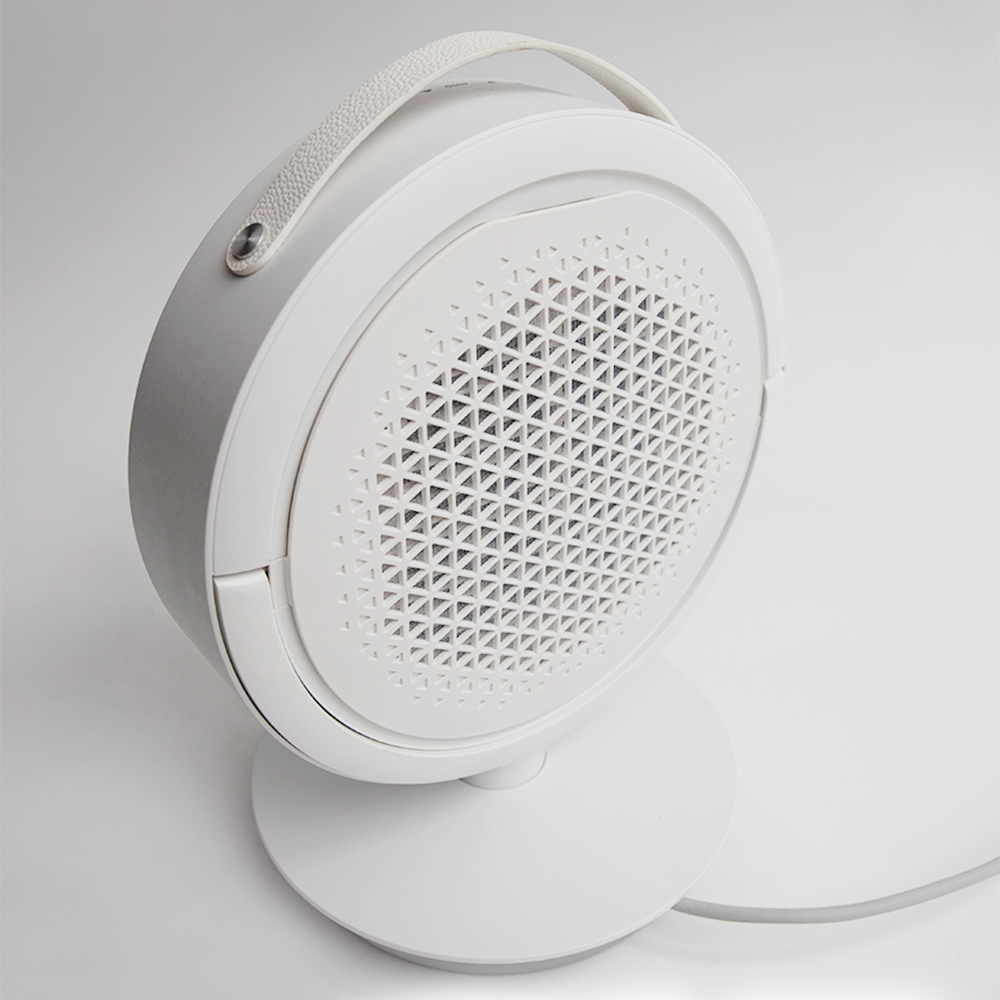보아르 모노라운드 AI 자동온도조절 회전 미니 전기 온풍기 세라믹PTC 탁상용 소형 원룸