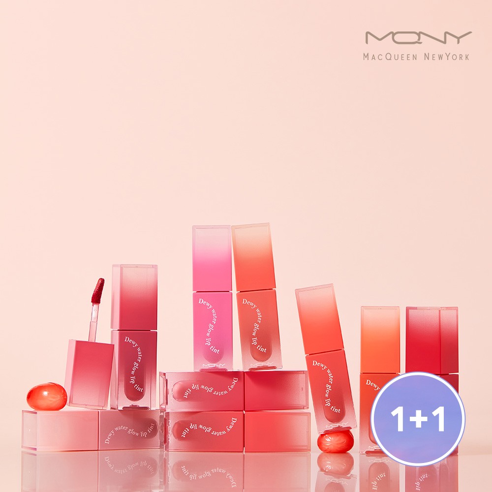 [1+1] MQNY 듀이 워터 글로우 립틴트 3.5g 9종 /지속력좋은 ... 솔직 후기 | 피부 타입별 분석 - 대표 이미지