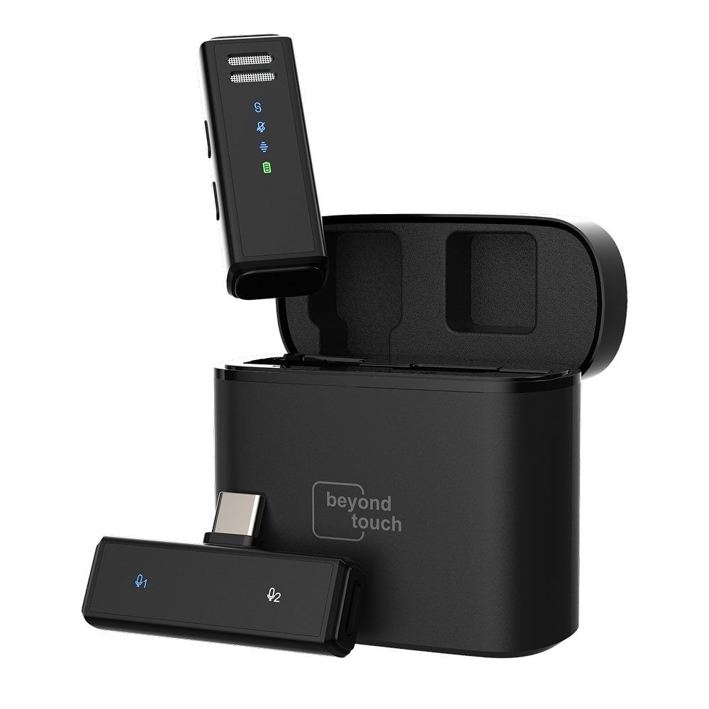 비욘드터치 에어마이크프로 무선 핀마이크 유튜브 스마트폰 아이폰 싱글 USB-C 제품 이미지