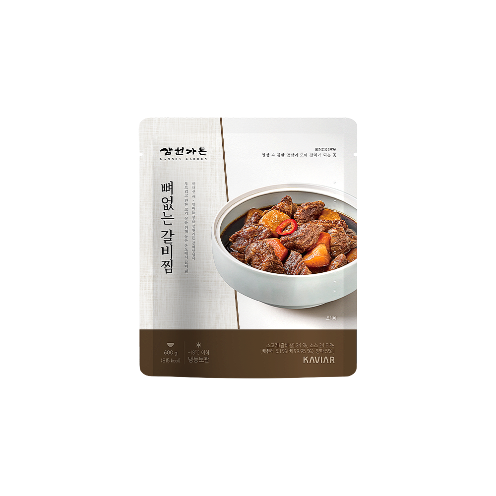 [삼원가든] 뼈없는 갈비찜 600g - 상세 이미지 3