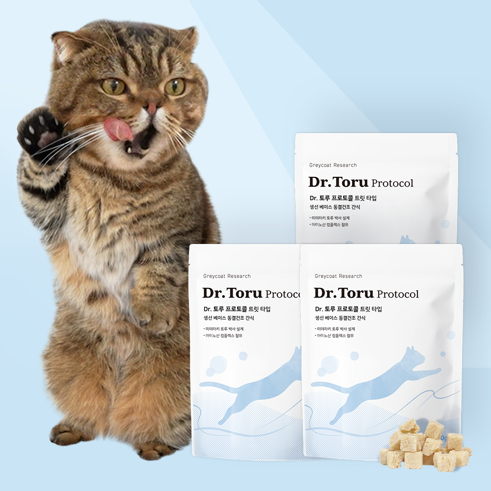 야옹섬 고양이 간식 신장 트릿 AIM 닥터토루 신부전 관리 50g, 3개 제품 이미지