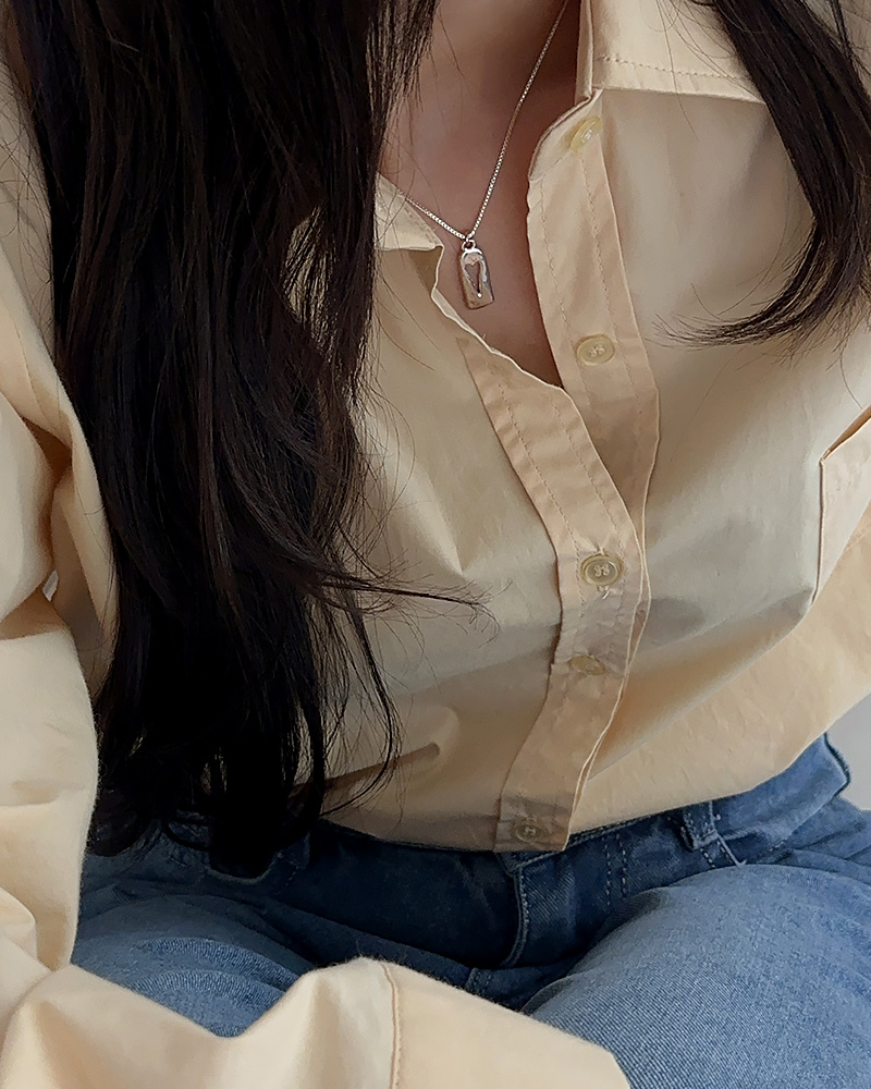 실버 925 모코 하트 목걸이 이미지 6