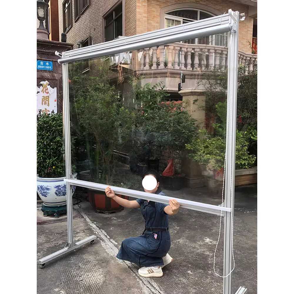 햇빛 가리개 투명 블라인드 창문 채광 거실 인테리어 블라인드(2.1mx1.5m) - 상세 이미지 2