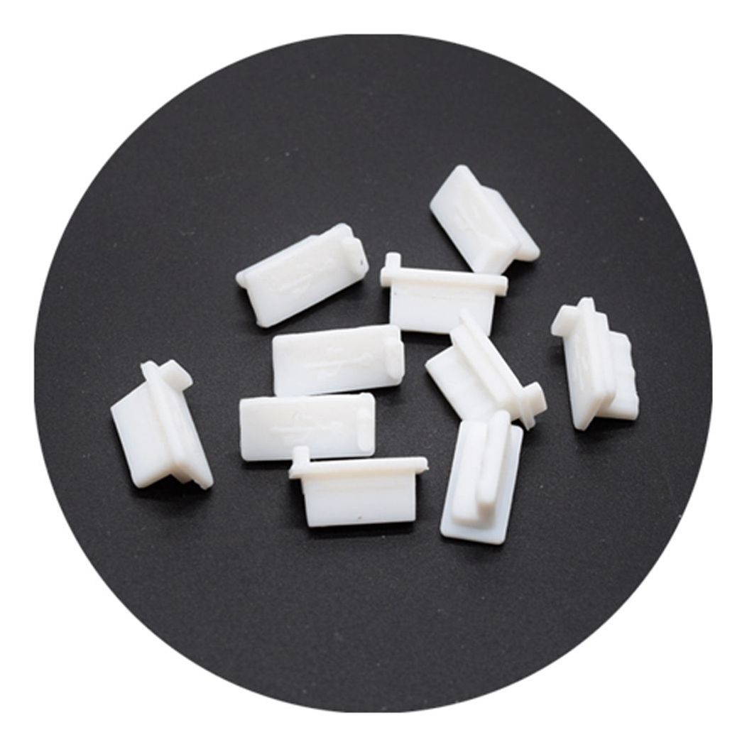 USB포트 먼지마개 T-DC-USB-RW10 리얼화이트/10개 - 상품 이미지