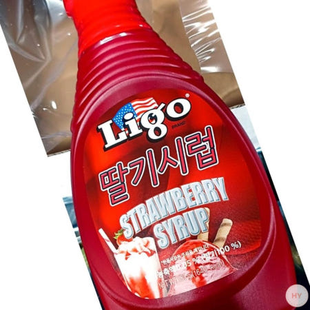 HY 딸기 시럽 리고 567g X 12개 딸기시럽