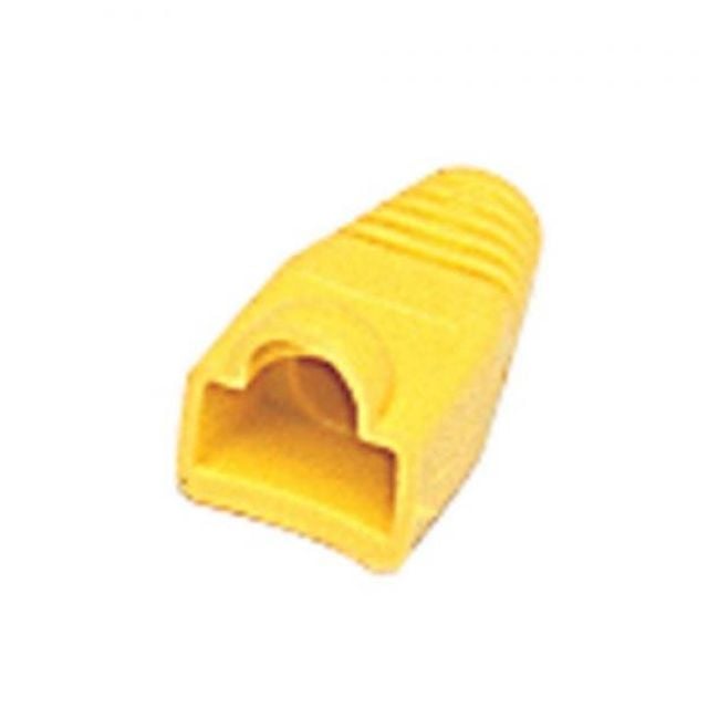 RJ45보호캡 100개 통부트 황색 D-LAN-104 - 메인 이미지