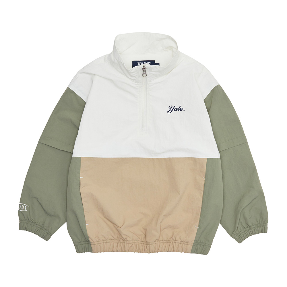 예일키즈 배색 반집업 맨투맨 A5S008 - 상세 이미지 2