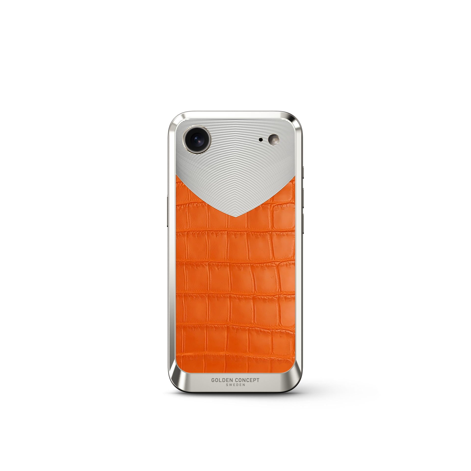 골든컨셉 아이폰17 케이스 - RST17 - Magnetic Shield Alligator Edition - Matte Orange - 상세 이미지 4