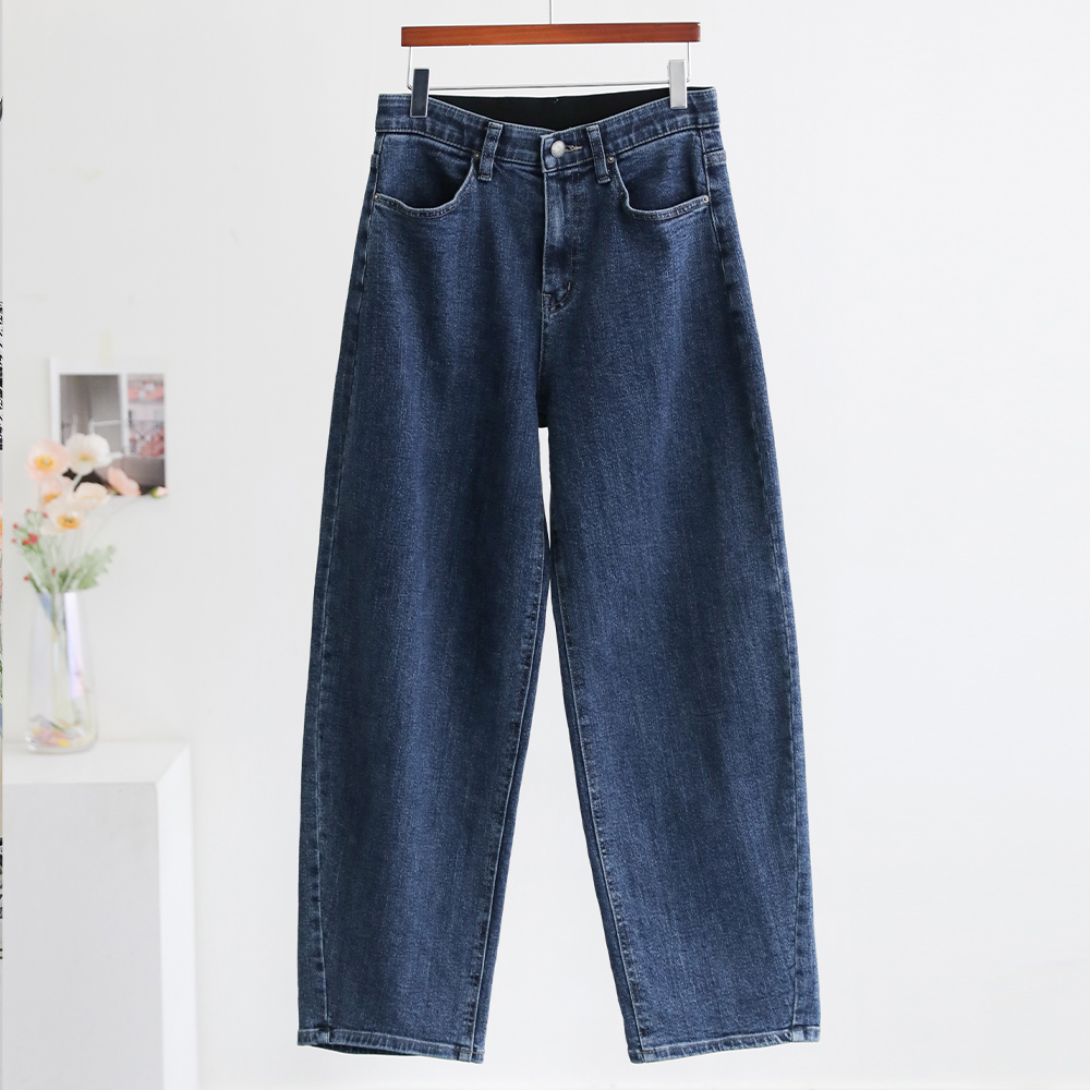 에디턴 히든밴딩 커브 세미 와이드 배기핏 데님 팬츠 - 상세 이미지 2