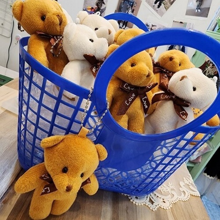 갈색곰 흰곰 곰돌이 키링 인형열쇠고리 소품샵 - 메인 이미지