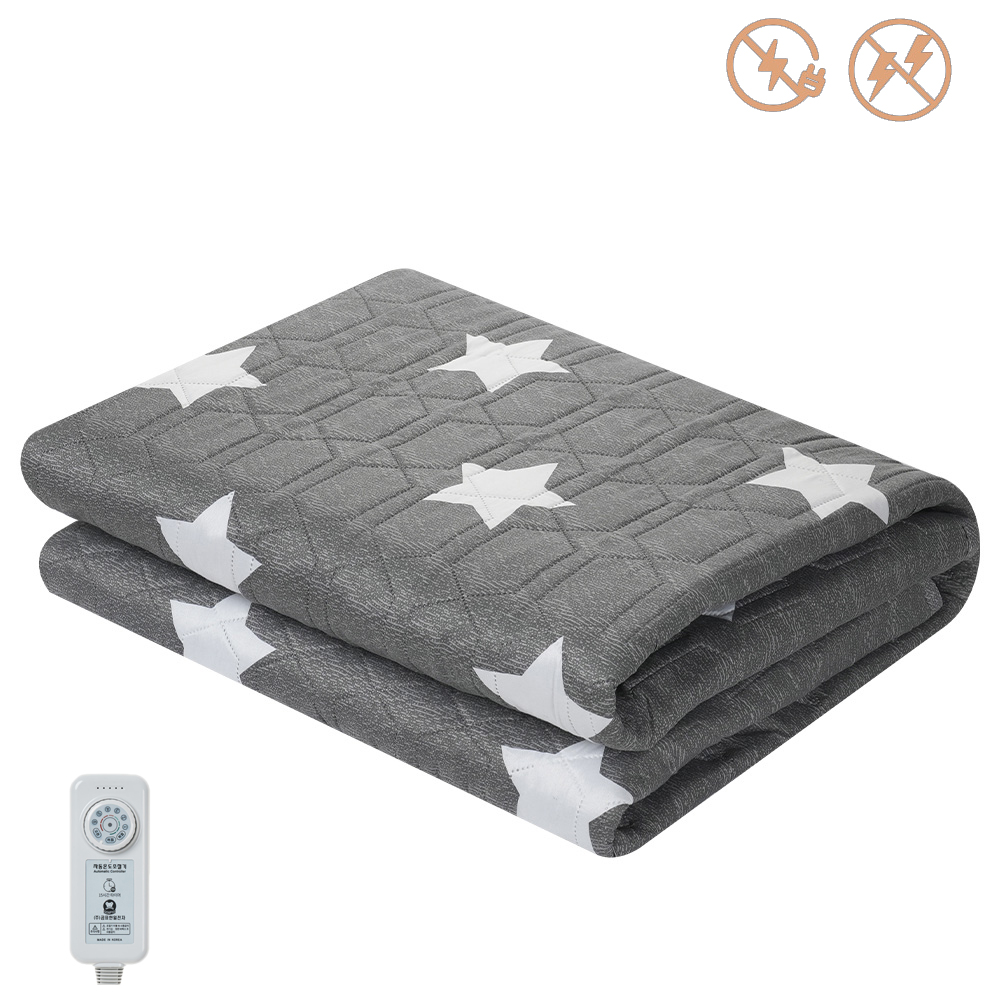 전기요 안전 무자계 전자파안심 탄소매트 1인용 전기장판 웨이브스타 미니싱글