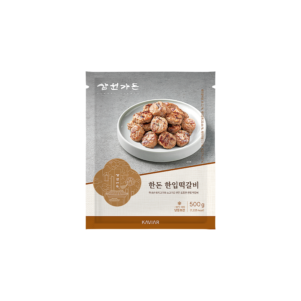 [삼원가든] 한돈 한입 떡갈비 500g, 5 - 상세 이미지 3