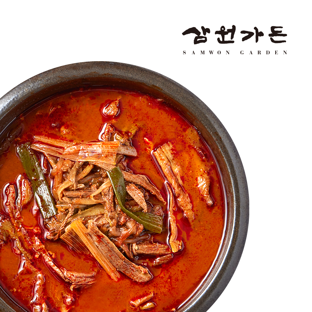 [삼원가든] 얼큰 육개장 600g 1개 - 상품 이미지