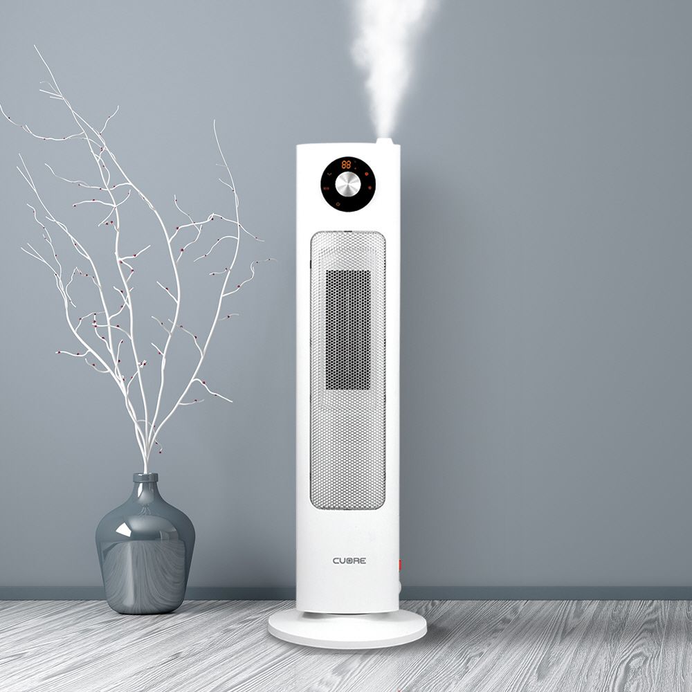 쿠오레 히터 가습 온풍기 전기 가정용 사무실 업소용 원룸 욕실 난로 CH-20H