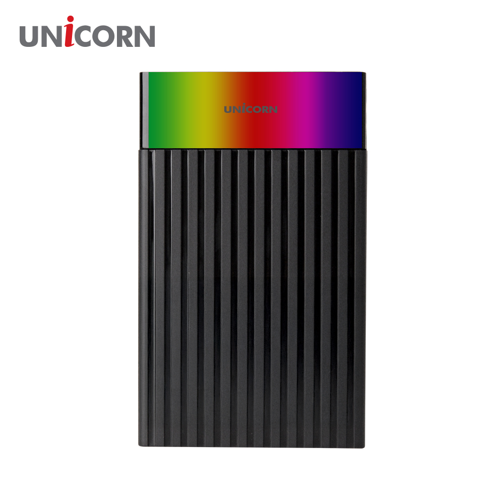 유니콘 USB3.2 Gen1 2.5인치 HDD SSD 외장하드케이스 컬러LED A+C타입젠더 슬라이딩결합 HSD-V10 이미지 8