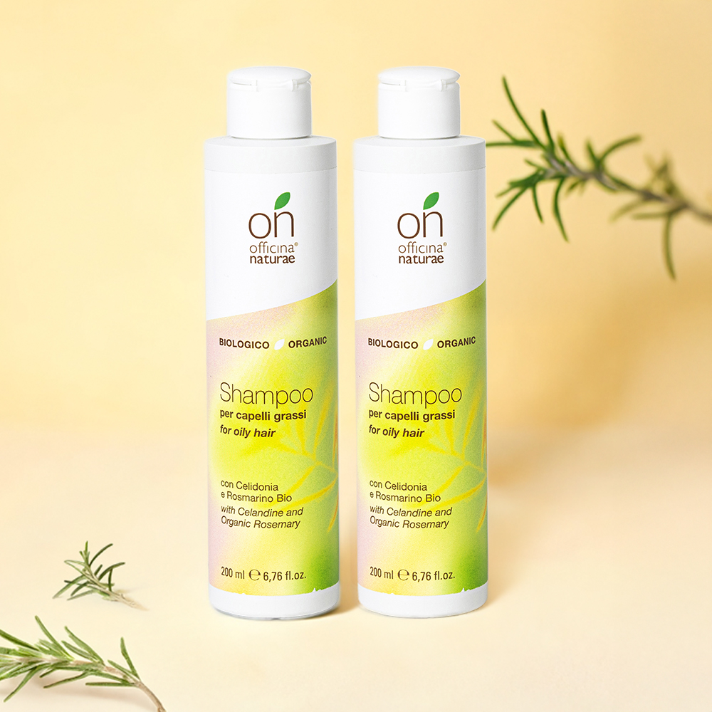 오피치나나뚜래 온유 유기농 단백질샴푸 지성 모발용 200ml 2개 - 상품 이미지