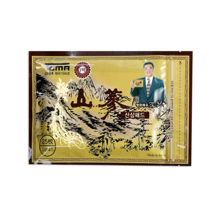 냉온찜질용품 산삼패드 25매 건강찜질팩
