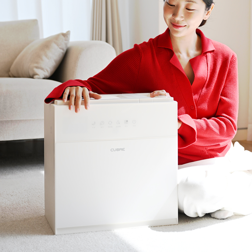 쿠오레 대용량 기화식 가습기 사무실 거실 대형 업소용 저소음 CHD-E15B