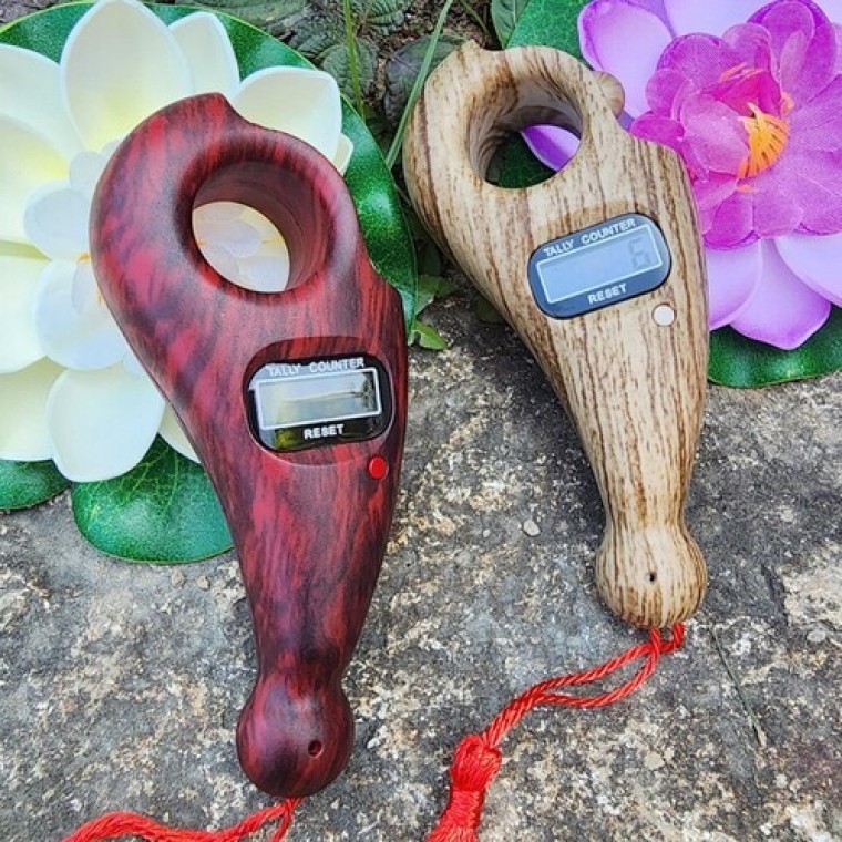 전자 카운트 염주 불교 108배 숫자 세기 카운터 계수기 리셋 - 상품 이미지