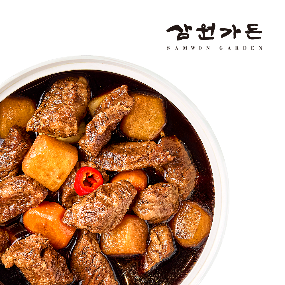 [삼원가든] 뼈없는 갈비찜 600g - 상품 이미지